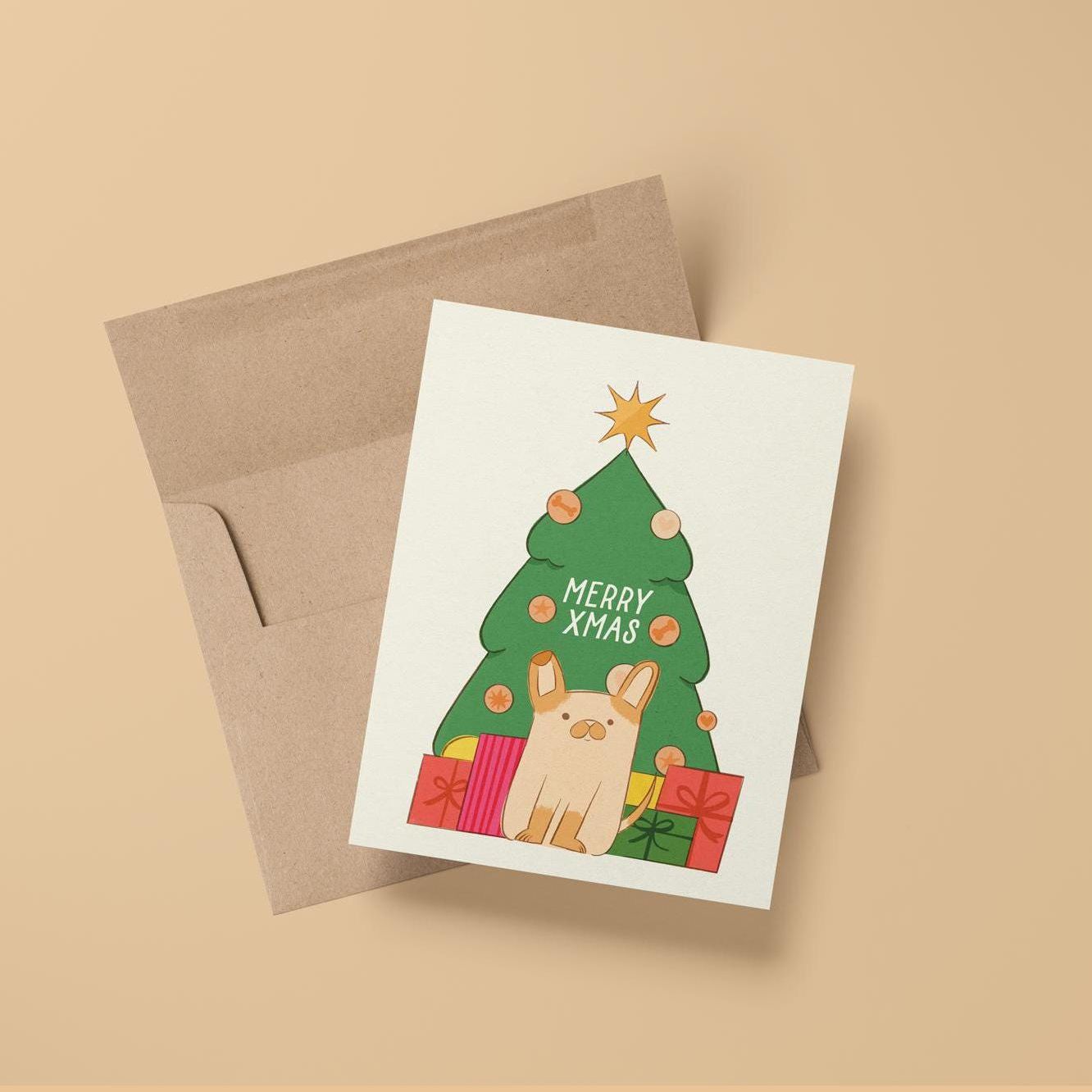 Dog Lover Christmas Greeting Card
