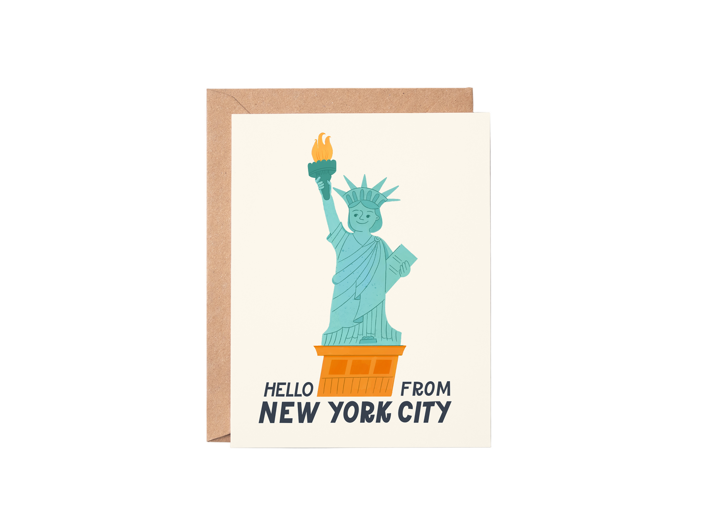 Lady Liberty Greeting Card