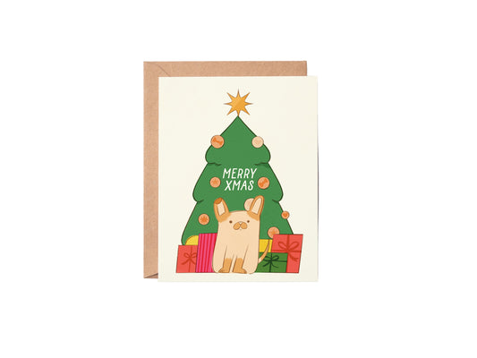 Dog Lover Christmas Greeting Card