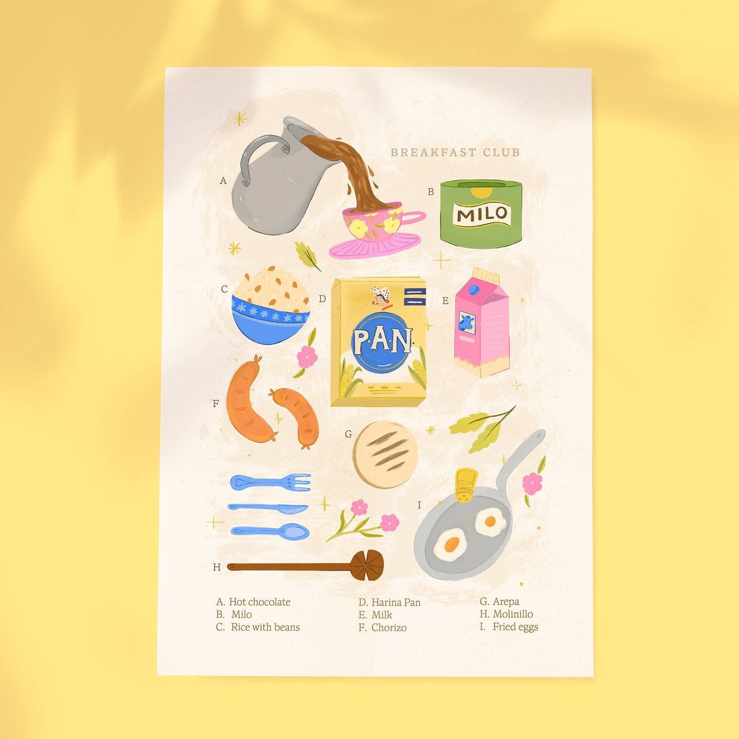 Latinx Breakfast Club - Art Print