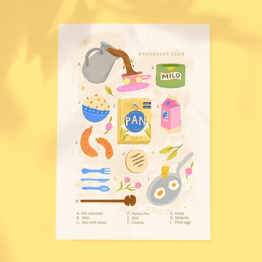 Latinx Breakfast Club - Art Print