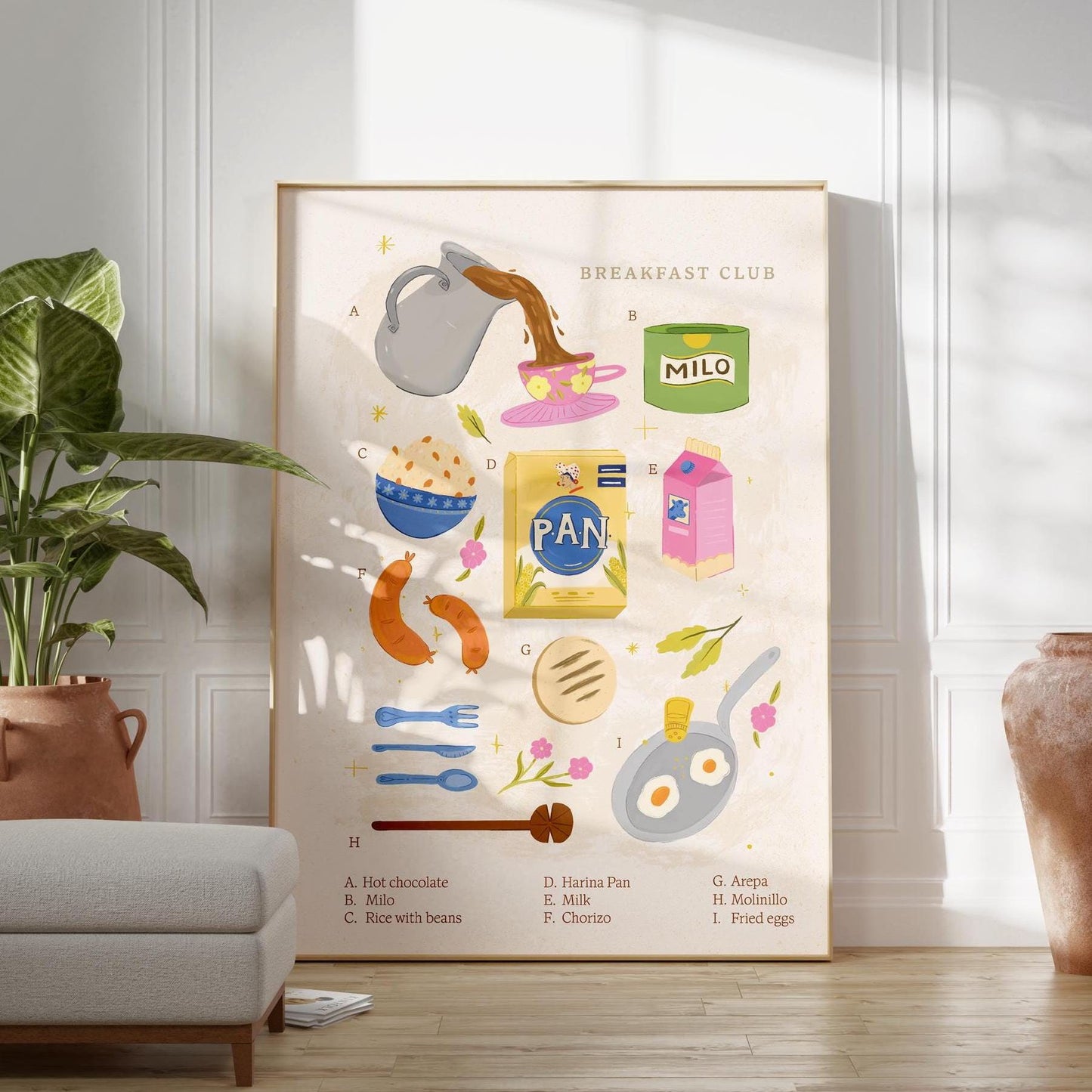 Latinx Breakfast Club - Art Print