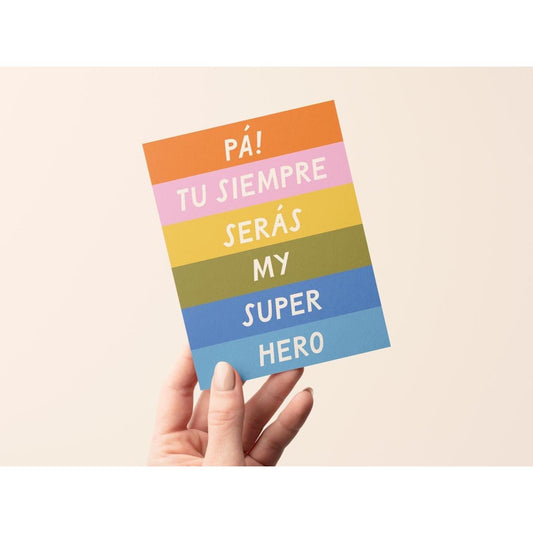 Mi Heroe Feliz Día Del Padre Greeting Card
